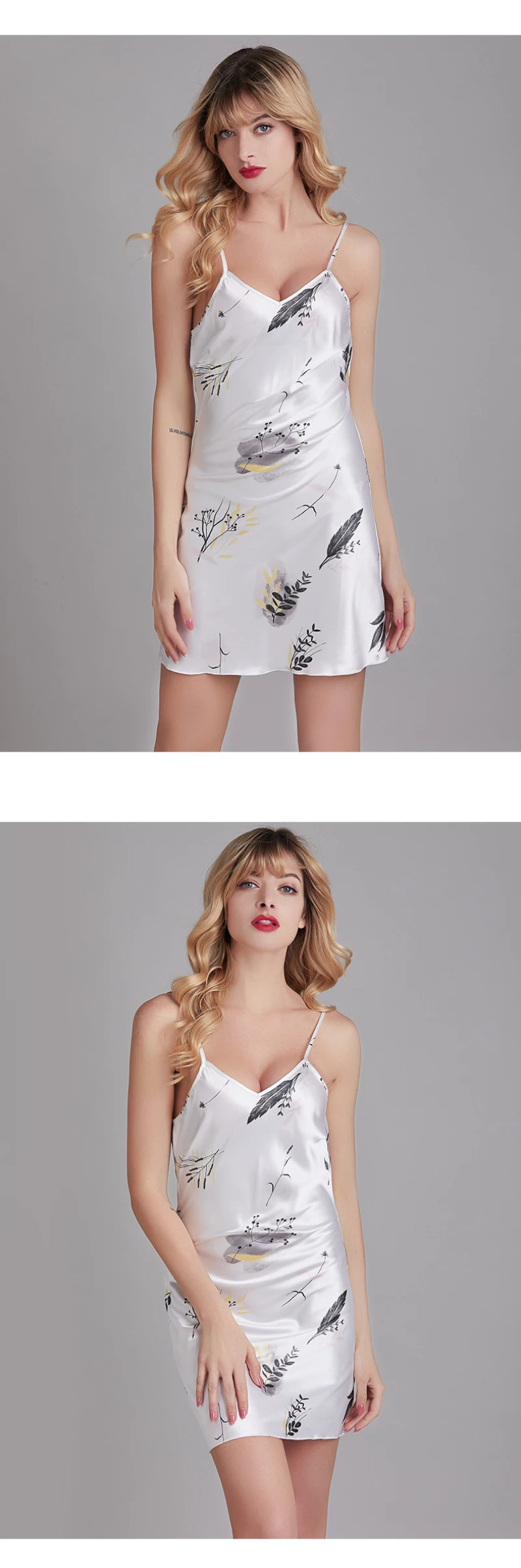 NG0420 2020 New Fashion Satin Silk Sleepwear Women Sexy Sleeveless Summer Nightdress Ladies Nightgown Sleepshirt Women Nightwear NG0420 2020 New Fashion Satin Silk Sleepwear Women Sexy Sleeveless Summer Nightdress Ladies Nightgown Sleepshirt Women Nightwear