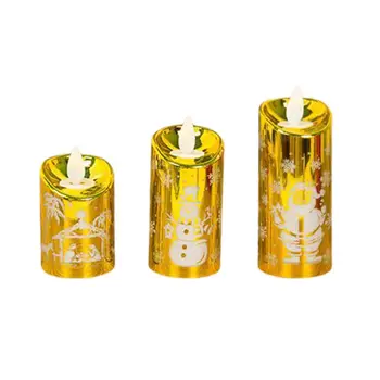 Hot Sale 1 Set 3 Pcs Christmas Candlestick Led Light Simulation Candle Wind Lights Small/Medium/Large Size Print Santa Snowman T
Hot Sale 1 Set 3 Pcs Christmas Candlestick Led Light Simulation Candle Wind Lights Small/Medium/Large Size Print Santa Snowman T
