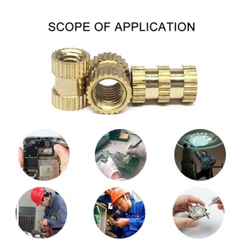 M2 M3 M4 M5 Brass Female Thread Knurled Nuts Thread Insert Round Injection Molding Knurled Nuts Assortment Kit
M2 M3 M4 M5 Brass Female Thread Knurled Nuts Thread Insert Round Injection Molding Knurled Nuts Assortment Kit