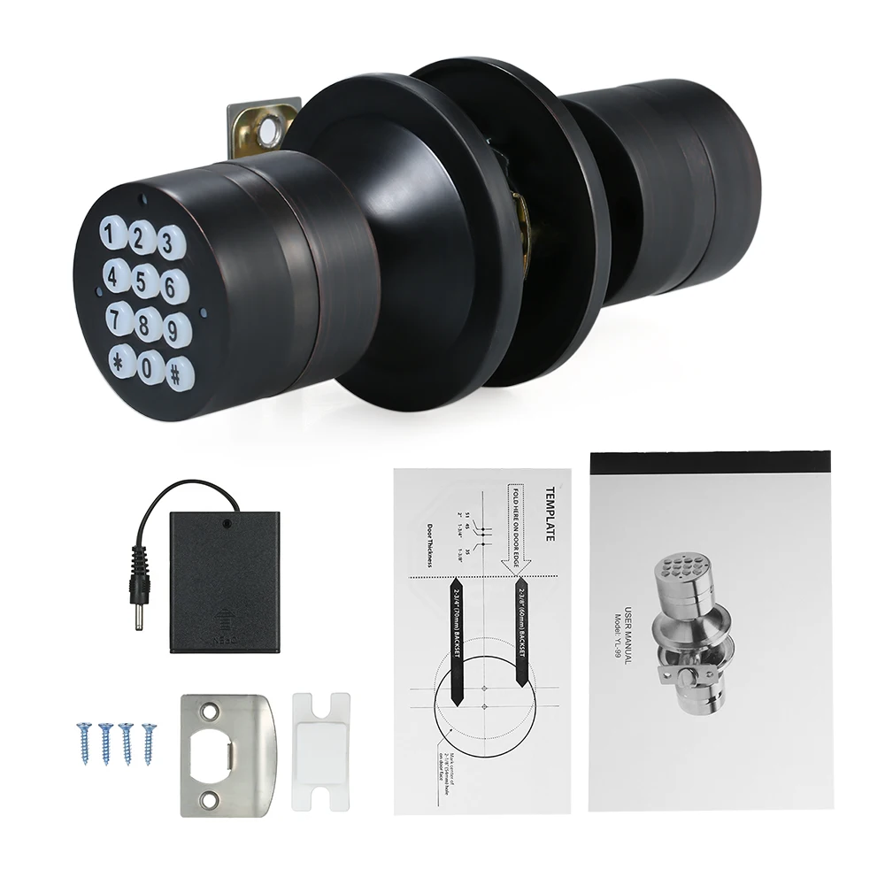 Hot Smart Electronic Door Lock Touch Screen Keypad Digital Code Lock Combination Password Door Locks with BT Function Support
Hot Smart Electronic Door Lock Touch Screen Keypad Digital Code Lock Combination Password Door Locks with BT Function Support