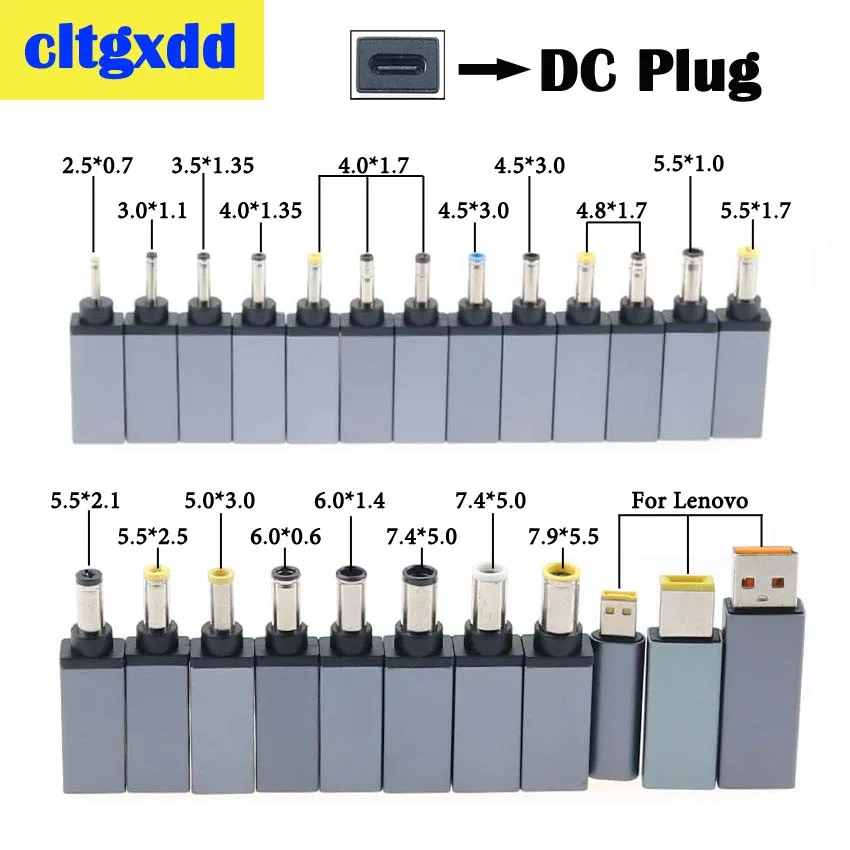 1pc USB Type C to DC Power Adapter Plug Converter Laptop charging connector For Lenovo Asus HP Notebook Samsung Notebook
1pc USB Type C to DC Power Adapter Plug Converter Laptop charging connector For Lenovo Asus HP Notebook Samsung Notebook