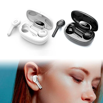 T9S TWS Bluetooth Earphones Cordless 6D Noise Reduction LED Power Display Handsfree Earpiece Inear Ecouteur Sans Fil Bluetooth
T9S TWS Bluetooth Earphones Cordless 6D Noise Reduction LED Power Display Handsfree Earpiece Inear Ecouteur Sans Fil Bluetooth