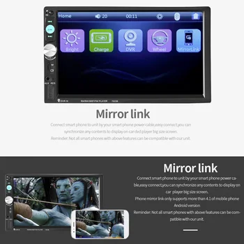 2 Din Car Radio 7" Bluetooth Stereo Multimedia player Autoradio MP3 MP5 Touch Screen Auto Support Rear View Camera 7023B
2 Din Car Radio 7" Bluetooth Stereo Multimedia player Autoradio MP3 MP5 Touch Screen Auto Support Rear View Camera 7023B