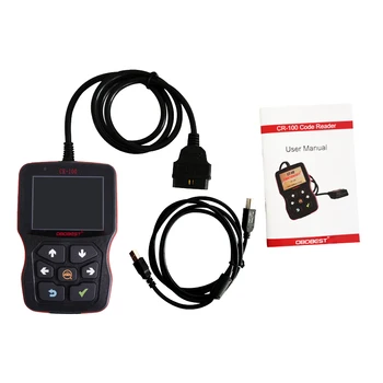OBDBEST CR-100 OBDII EOBD Code Read Scanner Car Fault Code Reader
OBDBEST CR-100 OBDII EOBD Code Read Scanner Car Fault Code Reader