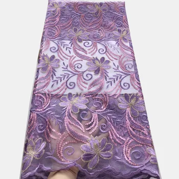 5colors high quality African tulle lace fabric lilac purple French net lace fabric with delicate sequins embroidery FLH012
5colors high quality African tulle lace fabric lilac purple French net lace fabric with delicate sequins embroidery FLH012