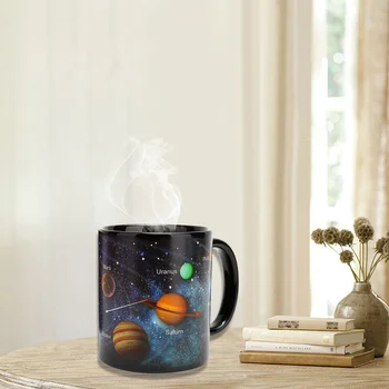 Ceramic Mug Color Changing Solar System Heat Sensitive Drinking Cup for Hot Water Milk Tea Coffee Drinks (330ml)
Ceramic Mug Color Changing Solar System Heat Sensitive Drinking Cup for Hot Water Milk Tea Coffee Drinks (330ml)