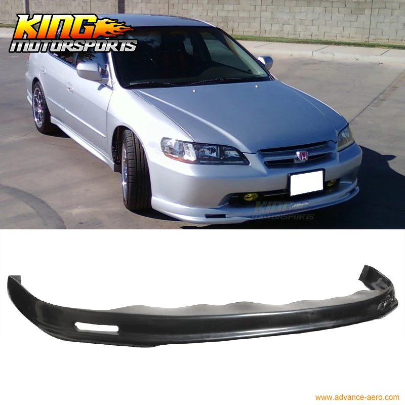 Подходит для 98-02 HONDA ACCORD 4DR SEDAN передний бампер спойлер MUGEN стиль уретан глобальная