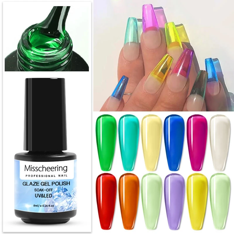 8ml Semi-transparent UV Gel Nail Polish Candy Colored Glaze Nail Varnish Painting Hybrid Soak Off Nail Art Gel Polish 18 Colors
8ml Semi-transparent UV Gel Nail Polish Candy Colored Glaze Nail Varnish Painting Hybrid Soak Off Nail Art Gel Polish 18 Colors