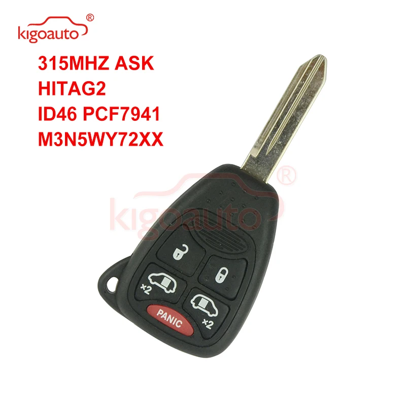 Kigoauto M3N5WY72XX Remote key 5 button 315Mhz for 2005-2007 Jeep Liberty 267F-5WY72XX
Kigoauto M3N5WY72XX Remote key 5 button 315Mhz for 2005-2007 Jeep Liberty 267F-5WY72XX