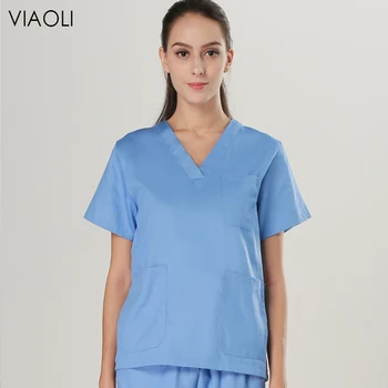 Viaoli Summer Unisex Short Sleeve pharmacy Nurse Uniform Hospital Doctor Lab Oral Dental Surgery Uniform medical scrubs set spa
Viaoli Summer Unisex Short Sleeve pharmacy Nurse Uniform Hospital Doctor Lab Oral Dental Surgery Uniform medical scrubs set spa