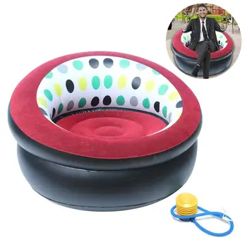 Inflatable Sofa Thickened Inflatable Stool Double-layer Folding Inflatable Chair For Home Garden Courtyard Furniture Chair 
Inflatable Sofa Thickened Inflatable Stool Double-layer Folding Inflatable Chair For Home Garden Courtyard Furniture Chair
