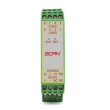 GCAN-206 Network Management Converter Repeater Anti-Interference Ability ID Filter Conversion And Data Conversion
GCAN-206 Network Management Converter Repeater Anti-Interference Ability ID Filter Conversion And Data Conversion
