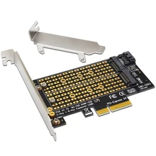 Add On Cards PCIE To M2/M.2 Adapter SATA M.2 SSD PCIE Adapter NVME/M2 PCIE Adapter SSD M2 To SATA PCI-E Card M Key +B Key
Add On Cards PCIE To M2/M.2 Adapter SATA M.2 SSD PCIE Adapter NVME/M2 PCIE Adapter SSD M2 To SATA PCI-E Card M Key +B Key