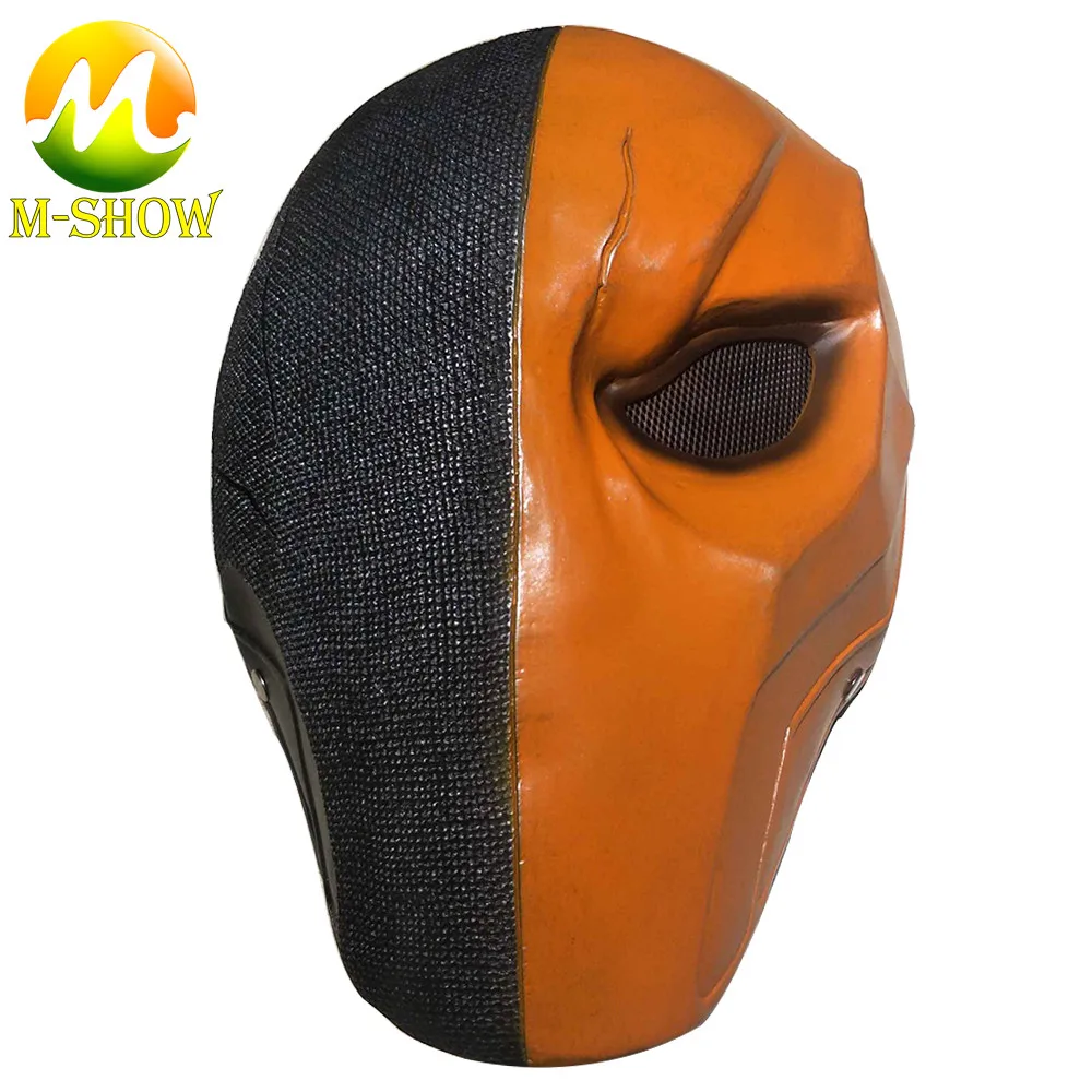 Маска ужас для Хэллоуина маска косплея Deathstroke Зеленая Стрела из смолы головной