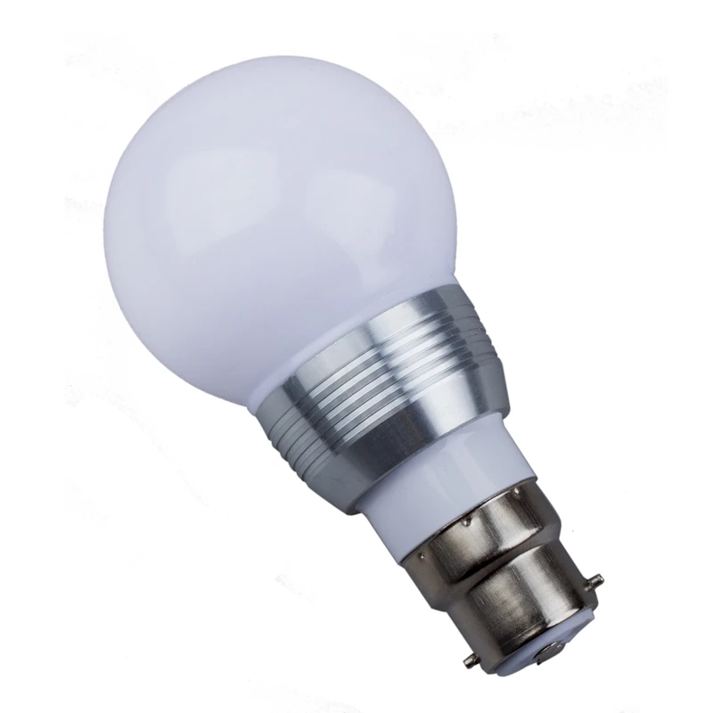 FashionB22 3W 16 Colors Changing RGB LED Mood Spot Light Lamp Bulb + IR Remote Control
FashionB22 3W 16 Colors Changing RGB LED Mood Spot Light Lamp Bulb + IR Remote Control