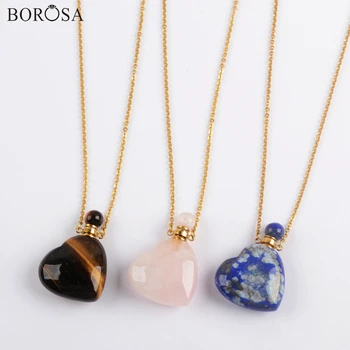 Gold Color Lapis Gems Stones Perfume Bottle Pendant Necklace Diffuser 19inch Chains Crystal Necklace Essential Oil Bottle Women
Gold Color Lapis Gems Stones Perfume Bottle Pendant Necklace Diffuser 19inch Chains Crystal Necklace Essential Oil Bottle Women