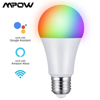 Mpow Remote Control LED Bulb by Phones Voice Control by Amazon Alexa and Google Home White and Color Light Dimmable Lampada Led
Mpow Remote Control LED Bulb by Phones Voice Control by Amazon Alexa and Google Home White and Color Light Dimmable Lampada Led