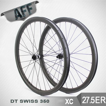 

ELITEWHEELS DT Swiss 350 MTB Wheelset 35mm Offset Carbon Rim Tubeless Ready For 27.5 Cross Country Or All Mountain Bike Wheel