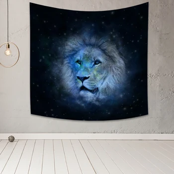 Laeacco Fashion Tapestry Animals Lion Blue Starry Sky Dreamy Wall Hangings Bedside Festival Wall Chart Restaurant Beach Towel 
Laeacco Fashion Tapestry Animals Lion Blue Starry Sky Dreamy Wall Hangings Bedside Festival Wall Chart Restaurant Beach Towel
