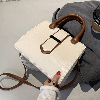 Stone pattern Contrast color Tote bag 2020 New High-quality PU Leather Women's Designer Handbag Travel Shoulder Messenger Bag
Stone pattern Contrast color Tote bag 2020 New High-quality PU Leather Women's Designer Handbag Travel Shoulder Messenger Bag