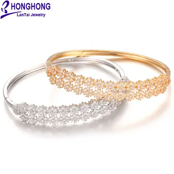 HONGHONG Kaleidoscope Cubic Zirconia Bracelets & Bangles for women hollow design Noble elegant women Bangles Fashion jewelry 
HONGHONG Kaleidoscope Cubic Zirconia Bracelets & Bangles for women hollow design Noble elegant women Bangles Fashion jewelry