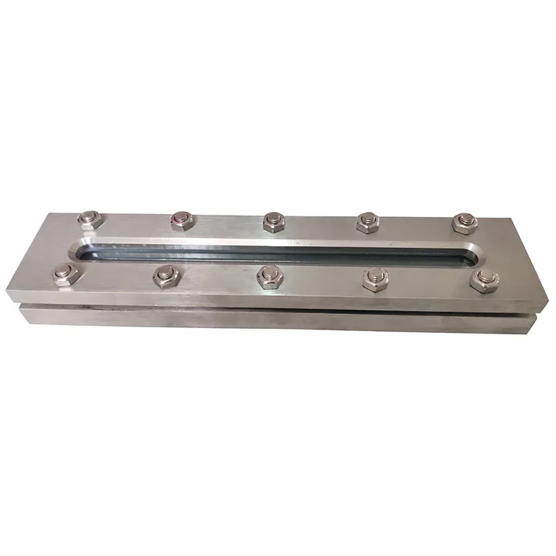 SS304 Stainless Steel/ Thickened Carbon Steel Flange Sight Glass Window Viewer Rectangle Sight Glass Double-clip Type
SS304 Stainless Steel/ Thickened Carbon Steel Flange Sight Glass Window Viewer Rectangle Sight Glass Double-clip Type