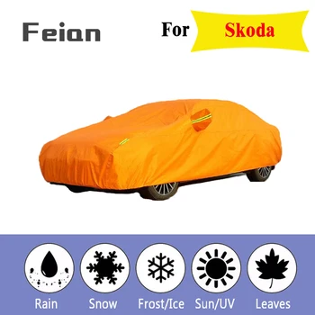 Full Reflective strip Car Covers Snow Ice Dust Wind Sunshade UV Cover Foldable Car Outdoor orange Protector Cover for Skoda
Full Reflective strip Car Covers Snow Ice Dust Wind Sunshade UV Cover Foldable Car Outdoor orange Protector Cover for Skoda