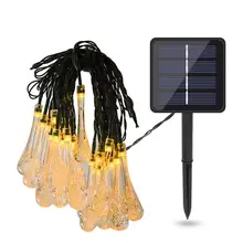LED Drop Light Ball Solar Light 8 Modes Outdoor IP65 Waterproof String Fairy Lamps Solar Garden Garlands Christmas Decoration
LED Drop Light Ball Solar Light 8 Modes Outdoor IP65 Waterproof String Fairy Lamps Solar Garden Garlands Christmas Decoration