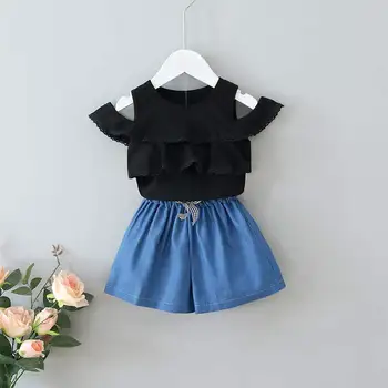 2-6 Years Kids Clothes for Girls The Bow Skirt and Lace Top Summer Suit Korean Style Children's Clothing Sets Baby Toddler Set
2-6 Years Kids Clothes for Girls The Bow Skirt and Lace Top Summer Suit Korean Style Children's Clothing Sets Baby Toddler Set