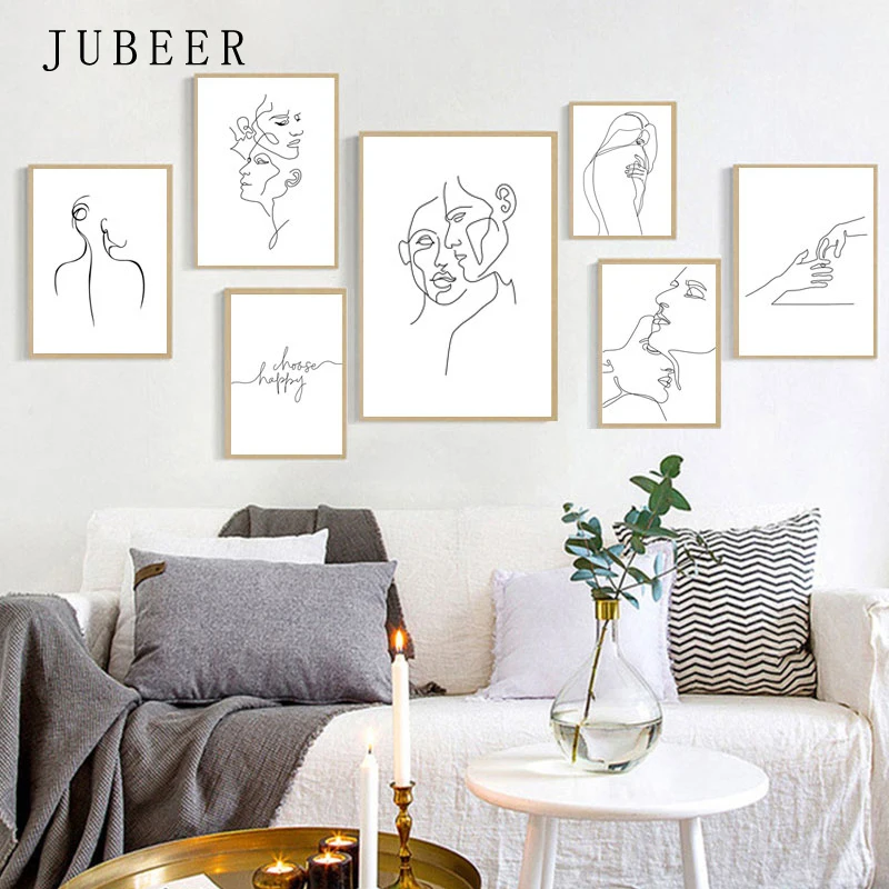 Scandinavian Style Love Poster Modular Pictures Abstract Line Wall Art Posters and Prints for Girl Room Decoration Pictures Wall
Scandinavian Style Love Poster Modular Pictures Abstract Line Wall Art Posters and Prints for Girl Room Decoration Pictures Wall