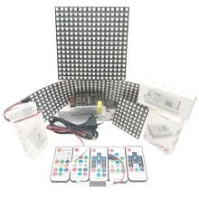 WS2812b 8X8 8X32 16X16 LED Small Screen Kit Can Individually Address 5050 Smart Lamp Beads Interior Decoration Voltage DC 5V
WS2812b 8X8 8X32 16X16 LED Small Screen Kit Can Individually Address 5050 Smart Lamp Beads Interior Decoration Voltage DC 5V