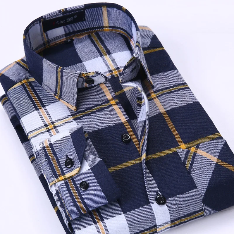 New Men's Plaid Flannel Shirt Soft Comfortable Spring Male Slim Fit Business Casual Long-sleeved Shirts
New Men's Plaid Flannel Shirt Soft Comfortable Spring Male Slim Fit Business Casual Long-sleeved Shirts