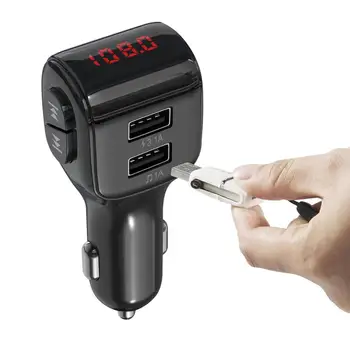 A01 Car Handsfree Car Kit MP3 Player Wireless Bluetooth FM Transmitter 3.1A Dual USB Charger FM Modulator LN
A01 Car Handsfree Car Kit MP3 Player Wireless Bluetooth FM Transmitter 3.1A Dual USB Charger FM Modulator LN