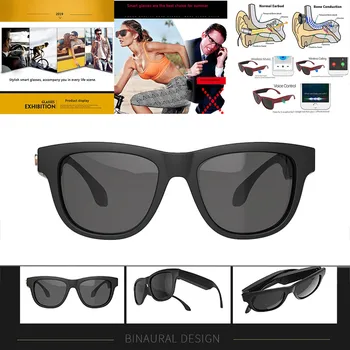 New Fashion Smart Glasses Touch Bone Conduction Headset UV400 Polarized Sunglasses Bluetooth Wireless Headphone with Microphone
New Fashion Smart Glasses Touch Bone Conduction Headset UV400 Polarized Sunglasses Bluetooth Wireless Headphone with Microphone