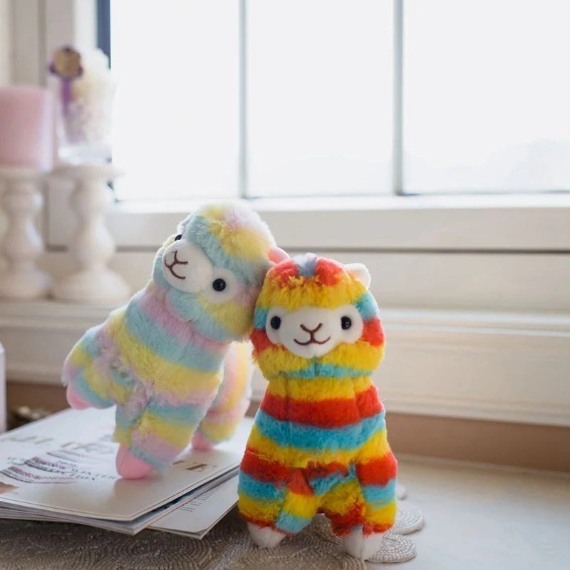 new Rainbow Alpaca Plush Toy 20CM Dolls For Children High Quality Soft Cotton Baby Toy Animals For Gift
new Rainbow Alpaca Plush Toy 20CM Dolls For Children High Quality Soft Cotton Baby Toy Animals For Gift