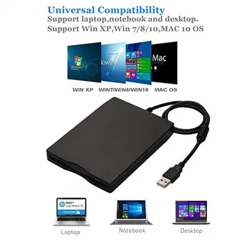 Mobile Floppy Driver 3.5in USB External Floppy Disk Drive Reader 1.44Mb Data Storage Portable For PC Laptop Notebook #LR3
Mobile Floppy Driver 3.5in USB External Floppy Disk Drive Reader 1.44Mb Data Storage Portable For PC Laptop Notebook #LR3