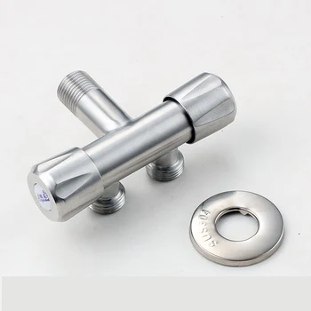 Washing Machine Dishwasher Bathroom Toilet Valve Basin Faucet 1 way in 2 way out 1/2 inch Brass Angle Valves Tap Wall Tap
Washing Machine Dishwasher Bathroom Toilet Valve Basin Faucet 1 way in 2 way out 1/2 inch Brass Angle Valves Tap Wall Tap