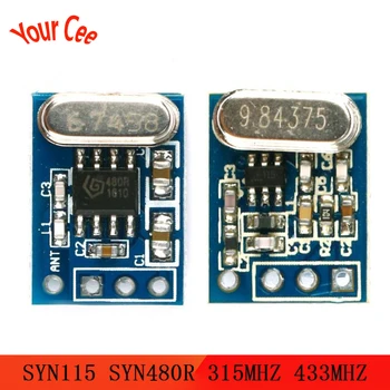 SYN115 SYN480R 315MHZ 433MHZ Transmitter Receiver Wireless Module ASK/OOK Transmitter Receiver Board For Arduino
SYN115 SYN480R 315MHZ 433MHZ Transmitter Receiver Wireless Module ASK/OOK Transmitter Receiver Board For Arduino