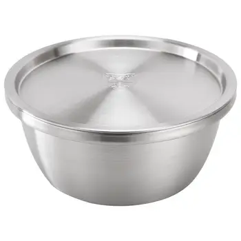 Stainless Steel Mixing Bowls (Set of 6) Non Slip Nesting Whisking Bowls Set Mixing Bowls For Salad Cooking Baking KC0257
Stainless Steel Mixing Bowls (Set of 6) Non Slip Nesting Whisking Bowls Set Mixing Bowls For Salad Cooking Baking KC0257