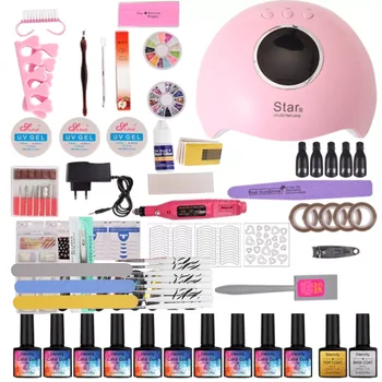 Nail art set Manicure Toos NAIL Lamp Dryer 10 Color 8ml Soak Off Nail Polish Gel varnishes Base Gel Top Coat lacquer nail kits
Nail art set Manicure Toos NAIL Lamp Dryer 10 Color 8ml Soak Off Nail Polish Gel varnishes Base Gel Top Coat lacquer nail kits