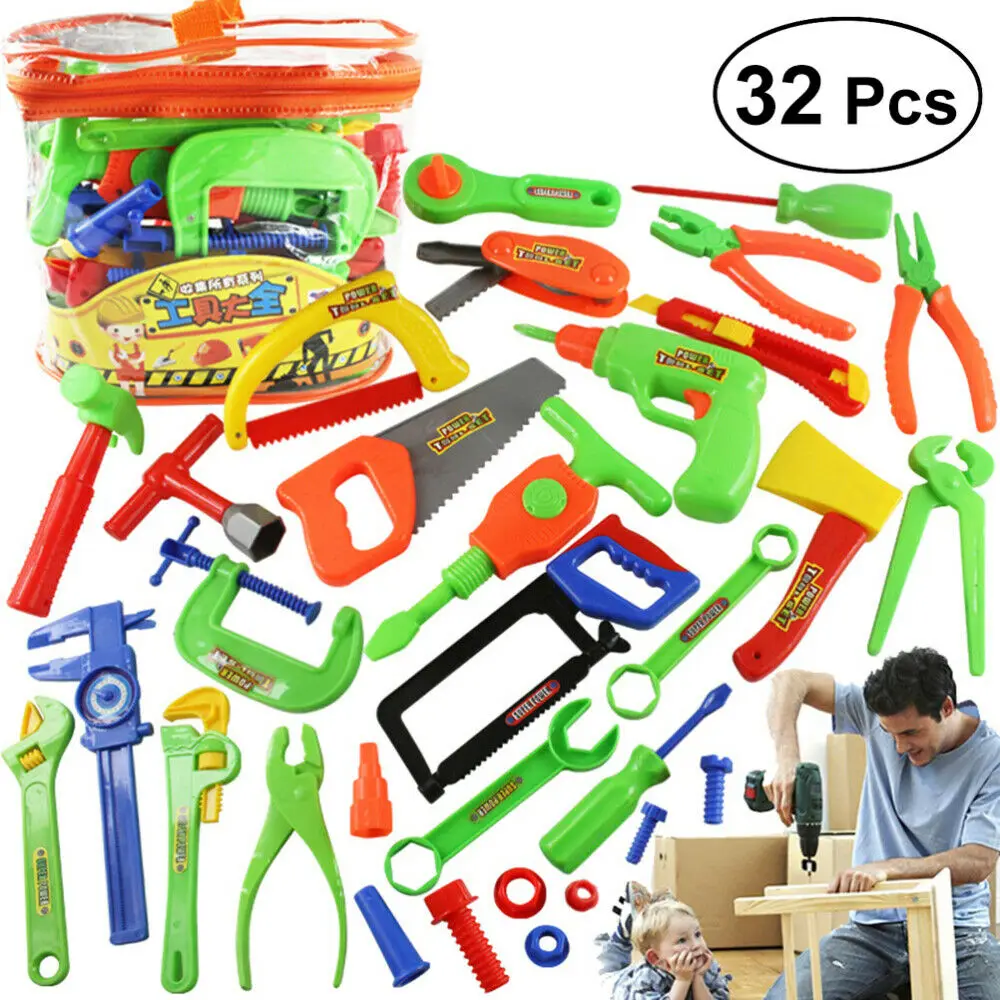 32Pcs Children Repair Tools Toy Kids Pretend Play Toy Tool Role Play Maintenance Toy Set Educational
32Pcs Children Repair Tools Toy Kids Pretend Play Toy Tool Role Play Maintenance Toy Set Educational