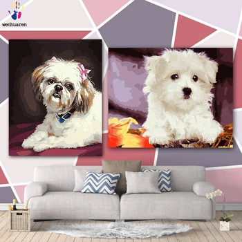 DIY Colorings Pictures White Dog Picture Drawing Painting by Numbers with Colors Lovely by Numbers Framed Home Canvas Animal
DIY Colorings Pictures White Dog Picture Drawing Painting by Numbers with Colors Lovely by Numbers Framed Home Canvas Animal