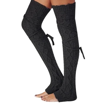 Autumn Winter women Stocking long socks Thigh High Legs Warmer String Women Knit Toeless Girl Solid Color Fashion Boots Stocking 
Autumn Winter women Stocking long socks Thigh High Legs Warmer String Women Knit Toeless Girl Solid Color Fashion Boots Stocking