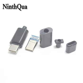 1set DIY 24pin USB-C USB 3.1 Type C USB-C Male solder Plug Connector SMT type with PC Board 56K Ohm Resistor
1set DIY 24pin USB-C USB 3.1 Type C USB-C Male solder Plug Connector SMT type with PC Board 56K Ohm Resistor