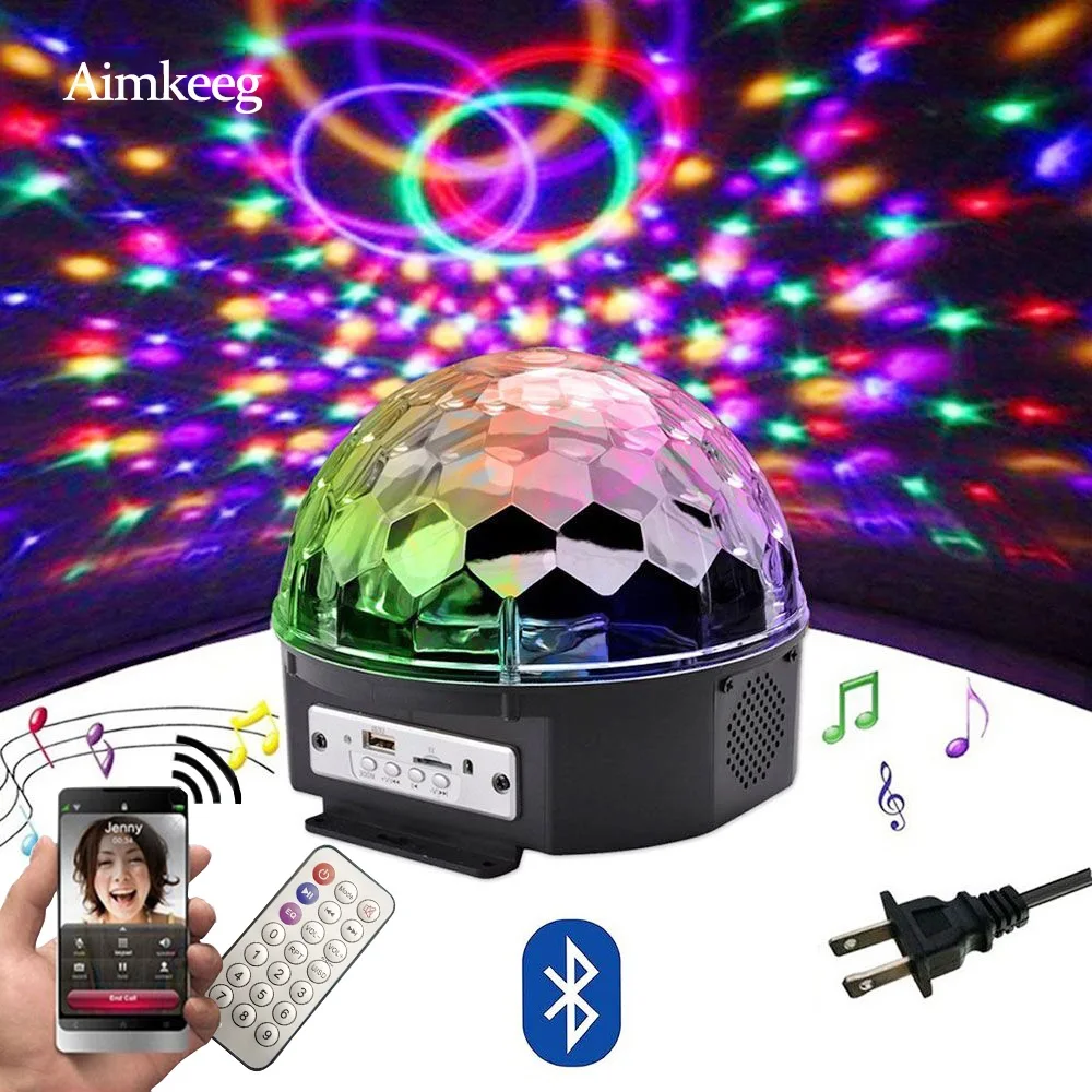 9 Colors Stage Light LED Bluetooth Speaker 18W DJ Stage Light Laser Projection Lamp With Mp3 Player Prom Laser Party Light
9 Colors Stage Light LED Bluetooth Speaker 18W DJ Stage Light Laser Projection Lamp With Mp3 Player Prom Laser Party Light