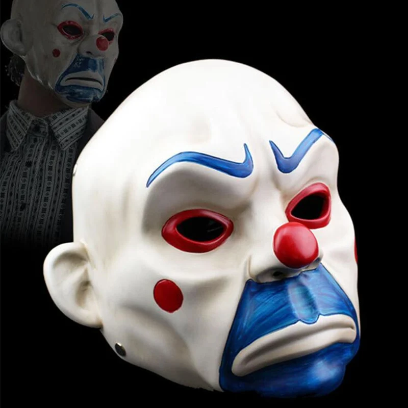 Batman Joker Clown Bank Robber Resin Masks The Dark Knight Scale Cosplay Mask Halloween
Batman Joker Clown Bank Robber Resin Masks The Dark Knight Scale Cosplay Mask Halloween