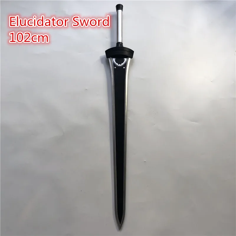 Sword Art Online SAO Sword 1:1 Asuna Weapon 102cm Kirigaya Kazuto Elucidator Wide Epee Cosplay Sword Model PU Gift Toy
Sword Art Online SAO Sword 1:1 Asuna Weapon 102cm Kirigaya Kazuto Elucidator Wide Epee Cosplay Sword Model PU Gift Toy