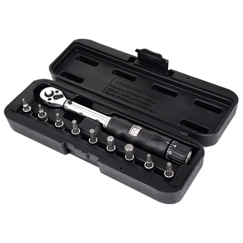 1/4Inch Dr 2-14Nm Bike Torque Wrench Set Bicycle Repair Tools Kit Ratchet Mechanical Torque Spanner Manual Wrenches
1/4Inch Dr 2-14Nm Bike Torque Wrench Set Bicycle Repair Tools Kit Ratchet Mechanical Torque Spanner Manual Wrenches