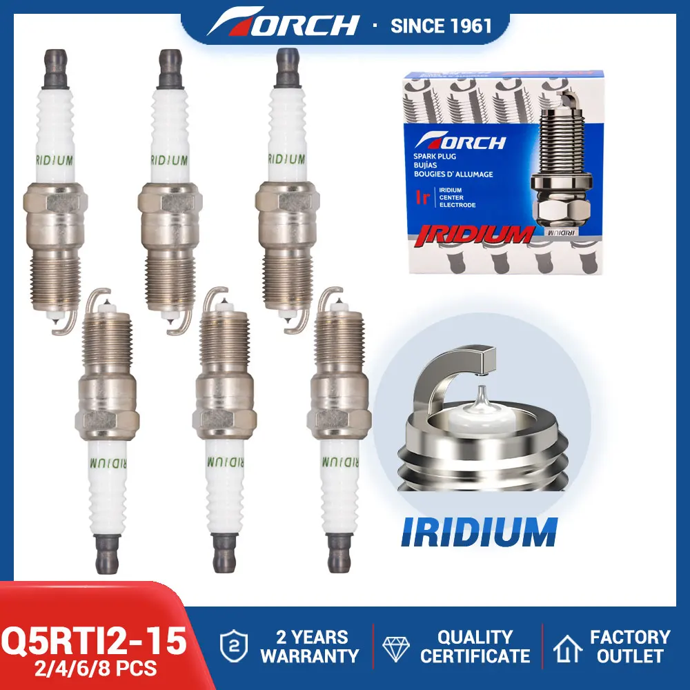 Hot Sale Auto Spark Parts Iridium Spark Plug Q5RTI2-15 for TR55IX for FORD F-150 HARLEY-DAVIDSON EDITION 2000-2003 5.4L/330
Hot Sale Auto Spark Parts Iridium Spark Plug Q5RTI2-15 for TR55IX for FORD F-150 HARLEY-DAVIDSON EDITION 2000-2003 5.4L/330