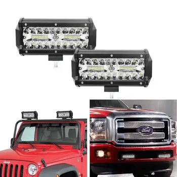 1/2PCS 7inch Led Light Bar/Work Light 120W Spot Led Work Light Bar Spot Beam For Offroad Tractor Truck SUV Jeep ATV Road Car
1/2PCS 7inch Led Light Bar/Work Light 120W Spot Led Work Light Bar Spot Beam For Offroad Tractor Truck SUV Jeep ATV Road Car